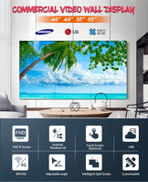 Monitor de Video Wall LED LCD Grande para Interiores de 46'', 49'' y 50'' para Publicidad, Información y Exposiciones con Resolución 4K