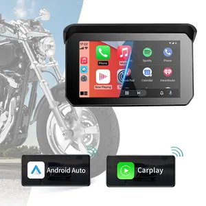 Ottocast Portable Waterproof Carplay Screen Wireless Carplay Android Auto 5 inch Universal Navigation Motorcycle Screen
