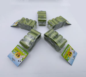 SY--SHIN YI Custom Biodegradable Dog Poop <b>Bag</b> <b>Dispenser</b> 8-Roll Deep Green Eco-Friendly <b>Plastic</b> <b>Bags</b> - Product Image 4