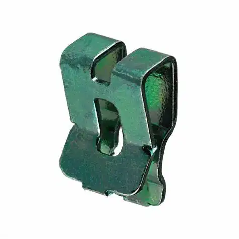 High Quality Zinc Green Coated Steel Grounding Clip For Aluminum Or Copper