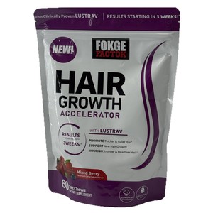 Gomitas de Biotina para el Crecimiento del Cabello, 60 Unidades, Gran Venta |   Vitaminas para el Cabello, Fortalecimiento y Grosor |   Stock de Fábrica - Product Image 1