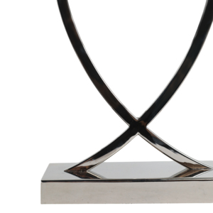 Metal And <b>Glass</b> Hurricane Candle Holder Contemporary Pillar <b>Candlestick</b> Table Centerpiece Decorative Elegant - Product Image 5
