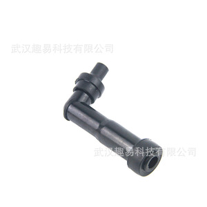 Universal Threaded Spark <b>Plug</b> <b>Rubber</b> High Voltage Cap 10mm 12mm Black 102 Degrees For Replace Repair - Product Image 2