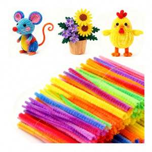 Paquete de Limpiapipas de Chenilla de 8mm al por Mayor para Manualidades Creativas, Proyectos Educativos, Flores de Limpiapipas - Product Image 6