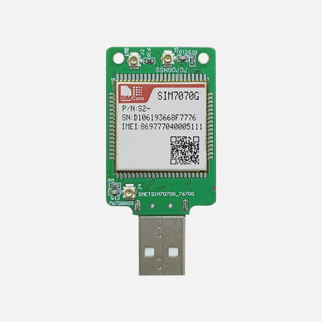 SIMCom SIM7070G NB-IoT LPWA LTE Cat-M USB 4G Dongle for America Operator/Region