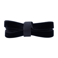 Weiou Unique Exquis Cadeau De Noël Un Côté Velours Boucle De Chaussure Style Solide Couleur Lacets Support Or Pistolet Argent Métal Conseils