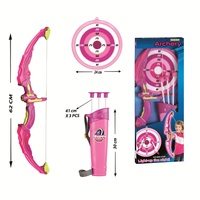 Jeu de tir à l'arc pour enfants avec ventouse, flèches et cible lumineuse, jouet sportif sûr