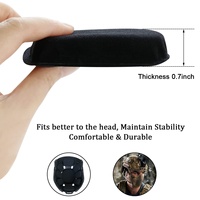 Confort Sécurité Amovible Adhésif De Protection Amovible Réglable De Protection Doux Confort Tactique Casque Mousse Rembourrage Coussinets