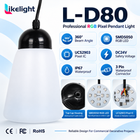 Lumière LED forestière à effet de respiration, lumière à pixels RGB, lampe décorative numérique UCS2903, éclairage à 360 degrés pour jardin, paysage, parc à thème