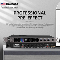 Système de compression audio pour microphone de scène Bekboes RS-860, processeur audio, pré-effet sonore pour KTV, pour mariage