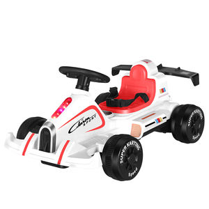 Niños de <span class=keywords><strong>2</strong></span> a 4 años Paseo eléctrico de cuatro ruedas en Go Kart con cinturón de seguridad Coche alimentado por batería de plástico - Product Image 3
