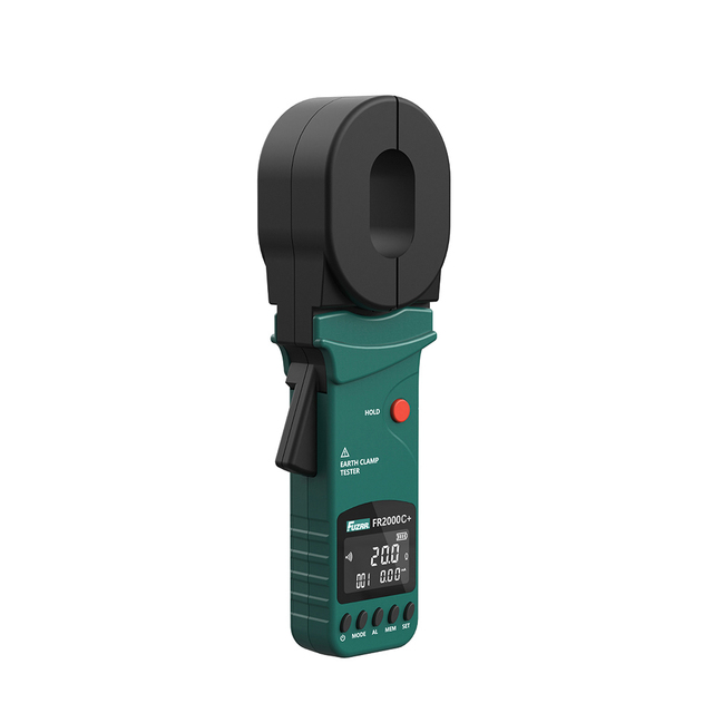 FR2000C Loop Resistance Leakage Current Measurement Clamp-On Digital Ground Earth Resistance Tester Meter