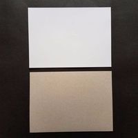 Papier recyclable gris couché duplex 230g-300g, très demandé, pour l'emballage des industries du vêtement et des chaussures, impression offset