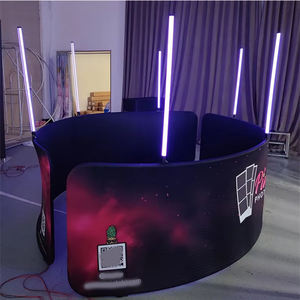 360 Led <span class=keywords><strong>Photo</strong></span> <span class=keywords><strong>Booth</strong></span> Runde Hintergrund Zelt Gehäuse Studio Hintergrund wand für Party-Events - Product Image 3