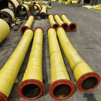 Tuyau en caoutchouc SBR sur mesure, robuste, à haute pression, renforcé de fils d'acier, pour conditions de travail industrielles difficiles