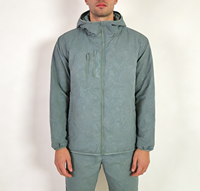 Veste d'extérieur personnalisée pour homme, imperméable, coupe-vent, col montant, fermeture éclair, longue, respirante, grande taille, poches latérales, à capuche, sur mesure OEM ODM