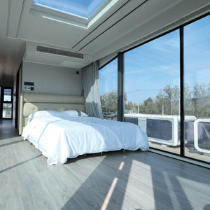 Địa phương ngôn ngữ thông minh 20ft 40ft thép không gian Viên Nang Nhà <span class=keywords><strong>container</strong></span> prefab hiện đại sang trọng điện năng lượng mặt trời khách sạn sử dụng - Product Image 5