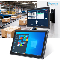 PC industriel embarqué Lamitouch, sortie d'usine, J1900/J6412, taille personnalisée, résolution 1920x1080, PC tactile Linux, garantie 1 an