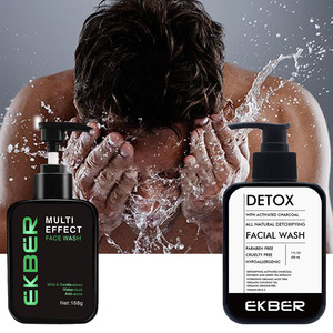 Nettoyant Visage Quotidien Homme au Charbon Actif <span class=keywords><strong>Bichotan</strong></span> Anti-Acné et Anti-Imperfections, Contrôle du Sébum, Nettoyage en Profondeur, Marque Blanche - Product Image 5