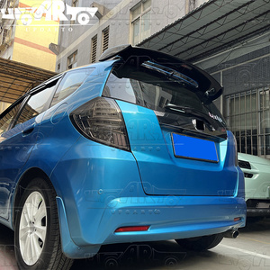 HS qualità ABS in fibra di carbonio Look in stile Mugen sul tetto posteriore Spoiler alettoncino per <span class=keywords><strong>Honda</strong></span> <span class=keywords><strong>Jazz</strong></span> Fit <span class=keywords><strong>2009</strong></span> 2010 2011 2012 2013 - Product Image 5
