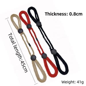 新しいSMコットンボンデージ拘束セット大人用ハーネス手錠と足首カフ付きBDSMプレイセックス製品 - Product Image 2