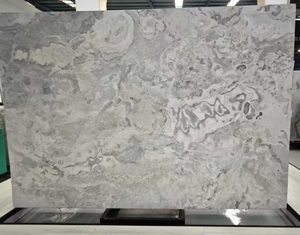 Carreaux de sol et de mur en marbre gris lune et pierre calcaire naturelle de haute qualité, finition vieillie, pour pavage extérieur et intérieur, motif français - Product Image 6