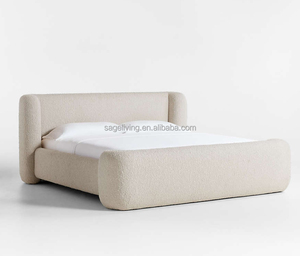 Nội THẤT PHÒNG NGỦ hiện đại Set <span class=keywords><strong>King</strong></span> size <span class=keywords><strong>Bed</strong></span> Frame bọc giường hiện đại cho đồ nội thất phòng ngủ - Product Image 2