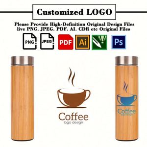 ขวดน้ำเก็บอุณหภูมิอัจฉริยะ JW3829 ขนาด 300/350/450/500 มล.  ผนังสองชั้นสุญญากาศ พร้อมฝาปิดไม้ไผ่ แสดงอุณหภูมิ - Product Image 2