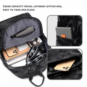 Custom <b>Men</b> <b>Bag</b> 15.6 Inch Laptop Business Usb Charging Back Pack <b>Travel</b> Anti Theft Pu Leather Backpack - Product Image 2