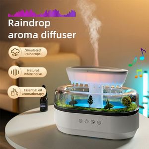 Raindrop <b>Diffuser</b> air Smart Ultrasonic Humidifier Electric Aroma <b>Diffuser</b> with Plug <b>Room</b> air Purifier - Product Image 2