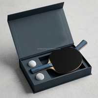 Emballage haut de gamme pour raquettes de tennis, de ping-pong et de paddle, en carton rigide, avec aimants, boîtes cadeaux avec insert en mousse