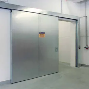 Venda quente Porta Industrial Industrial Especificações Porta Deslizante Completa Isolamento Contra Incêndio Windproof Fabricantes