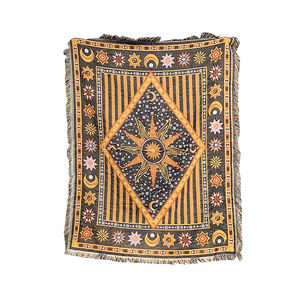 La Stella/Luna di Tiro Coperta Da Picnic A Buon Mercato All'ingrosso Rimessa Laterale Coperta con nappe - Product Image 1