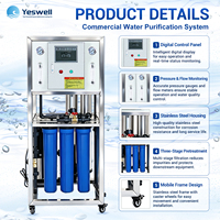 Équipement de traitement de l'eau pour petites usines, machine d'osmose inverse pour eau de puits, filtre RO, machine à eau minérale