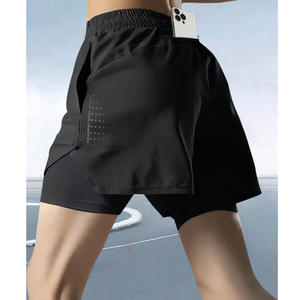 <span class=keywords><strong>Pantaloncini</strong></span> da Corsa Personalizzati da <span class=keywords><strong>Uomo</strong></span> Casual Traspiranti ad Asciugatura Rapida Ecologici Digitali Antivento Elasticizzati 100% Poliestere - Product Image 5