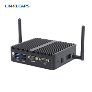 มินิพีซีอุตสาหกรรมขนาดกะทัดรัดยอดนิยม Alder Lake-N N100 Quad Cores 4 เธรด พอร์ต LAN แบบ Dual GbE รองรับจอแสดงผล 3 จอ HD  DDR4 รุ่นใหม่ NPC-A - Product Image 3