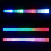 Barre de projecteur linéaire 240W à stroboscope et effet wash, gradation 16 bits, RDM CH4 CH16 CH168, boîtier métallique, pour événements et projets (vente directe usine)