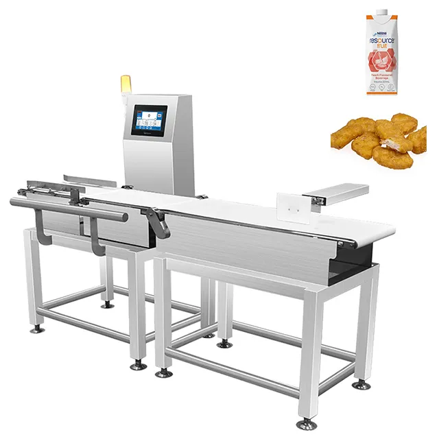 High Quality Biscuit Granule Check Weigher Machine Inspection Weigher Dynamic Check Weigher Machine