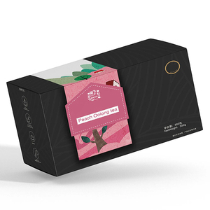 Hộp đựng trà túi lọc đen đỏ, hộp trà túi lọc trống tùy chỉnh, hộp giấy nhỏ thiết kế bao bì, hộp giấy đựng trà - Product Image 3