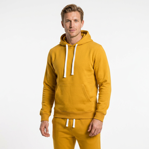 Conjunto Deportivo de Dos Piezas con Capucha de Felpa de Algodón Grueso Personalizado para Hombre, Ropa Deportiva para Entrenamiento y Jogging, Venta al Por Mayor - Product Image 1
