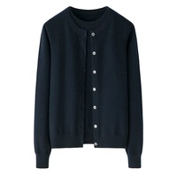 Vente chaude de haute qualité personnalisable chaud doux basique cachemire 2 pièces ensemble Cardigan pull et gilet pull pour l'hiver