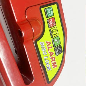 최고급 스틸 자전거 오토바이 알람 디스크 브레이크 잠금 장치 보안 - Product Image 5