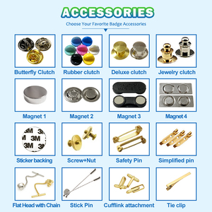 Pins <span class=keywords><strong>de</strong></span> metal personalizados al por mayor <span class=keywords><strong>con</strong></span> esmalte duro y blando, insignias <span class=keywords><strong>de</strong></span> solapa <span class=keywords><strong>de</strong></span> animales <span class=keywords><strong>de</strong></span> dibujos animados geniales, insignias para gorras y sombreros - Product Image 3