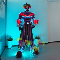 Guangzhou Enjoyment CE Nouveau LED Clown Robot Activité Fête Performance Vêtements Peut Émettre Mousse Atmosphère Active Props
