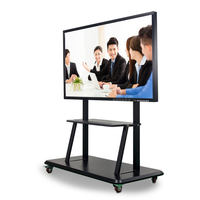 Tableau blanc interactif de classe UHD 3840x2160 4k personnalisé tableau numérique intelligent pour l'enseignement