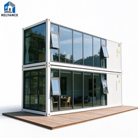 RELYANCE Maison Conteneur Pliante Moderne Modulaire Prête à Habiter Panneaux Muraux Isothermes Sandwich pour Villa, Boutique, Villa Empilable