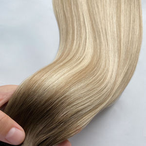 无返货发质 100% 天然人发 Genius Weft 可烫、可染、可剪。光滑 # SBT18/60 钢琴浅色 - Product Image 4