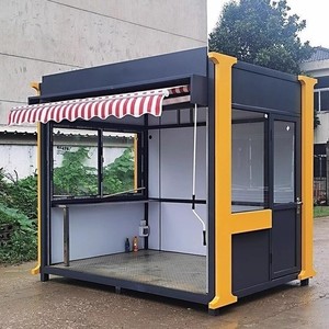 Chiosco Prefabbricato in Metallo per Guardia di Sicurezza Esterna Personalizzato, Casetta Portatile per Parcheggi e Comunità - Product Image 4