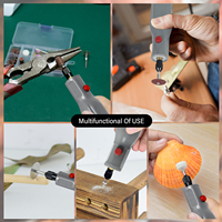 Mini outil rotatif sans fil, kit d'outils rotatifs à 5 vitesses et chargement USB avec 39 accessoires pour poncer, polir, graver, bricolage