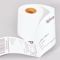 Étiquettes d'expédition personnalisées en papier, taille 4*4, impression thermique directe, autocollants d'emballage pour le transport